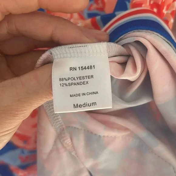 Jean-Pierre Klifa Paris 3/4 Sleeve Colorful Pattern Blouse size Medium - Picture 6 of 10